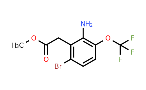 1805616-42-5 | Methyl 2-amino-6-bromo-3-(trifluoromethoxy)phenylacetate