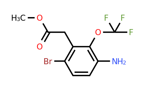 1805616-49-2 | Methyl 3-amino-6-bromo-2-(trifluoromethoxy)phenylacetate