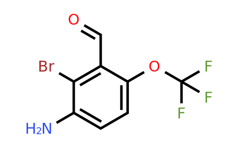 1805616-99-2 | 3-Amino-2-bromo-6-(trifluoromethoxy)benzaldehyde