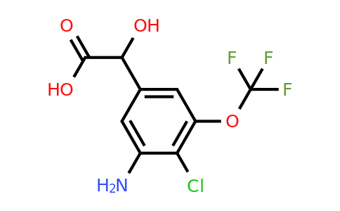 1805617-28-0 | 3-Amino-4-chloro-5-(trifluoromethoxy)mandelic acid