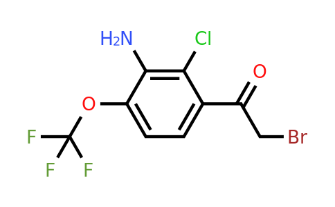 1805617-75-7 | 3'-Amino-2'-chloro-4'-(trifluoromethoxy)phenacyl bromide