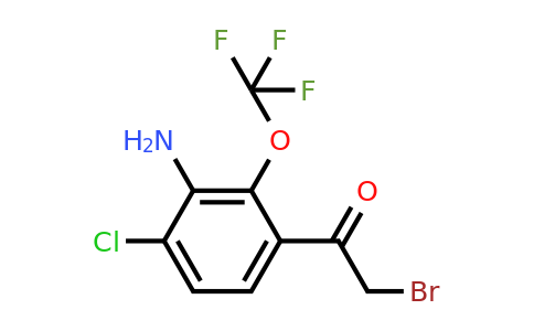 1805617-83-7 | 3'-Amino-4'-chloro-2'-(trifluoromethoxy)phenacyl bromide