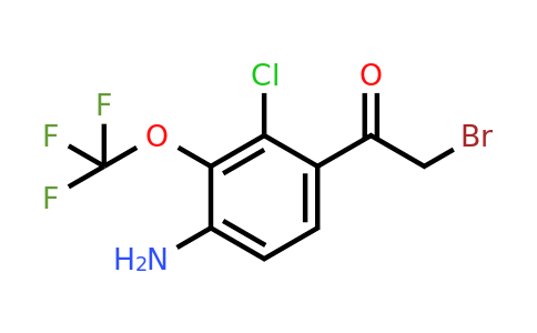 1805617-92-8 | 4'-Amino-2'-chloro-3'-(trifluoromethoxy)phenacyl bromide