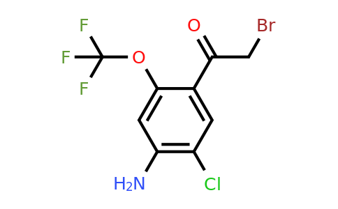 1805618-01-2 | 4'-Amino-5'-chloro-2'-(trifluoromethoxy)phenacyl bromide