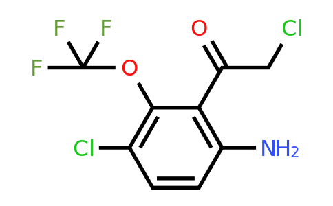 1805618-20-5 | 6'-Amino-3'-chloro-2'-(trifluoromethoxy)phenacyl chloride