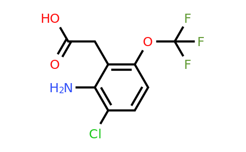 1805618-26-1 | 2-Amino-3-chloro-6-(trifluoromethoxy)phenylacetic acid