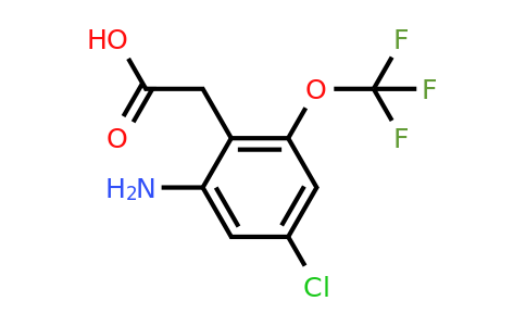 1805618-33-0 | 2-Amino-4-chloro-6-(trifluoromethoxy)phenylacetic acid