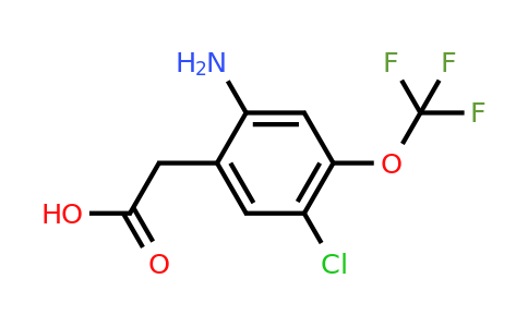 1805618-41-0 | 2-Amino-5-chloro-4-(trifluoromethoxy)phenylacetic acid