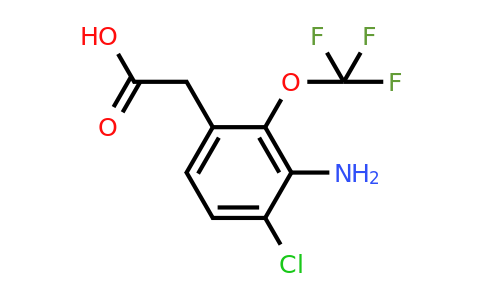 1805618-51-2 | 3-Amino-4-chloro-2-(trifluoromethoxy)phenylacetic acid