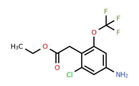 1805619-06-0 | Ethyl 4-amino-2-chloro-6-(trifluoromethoxy)phenylacetate