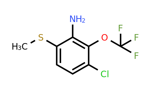 1805619-79-7 | 2-Amino-4-chloro-3-(trifluoromethoxy)thioanisole