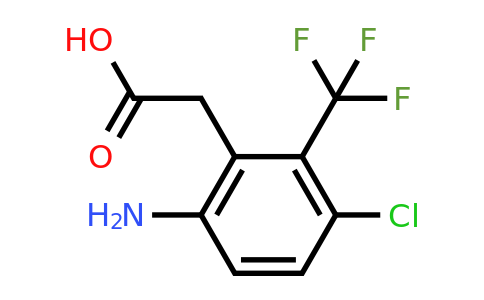 1805620-21-6 | 6-Amino-3-chloro-2-(trifluoromethyl)phenylacetic acid