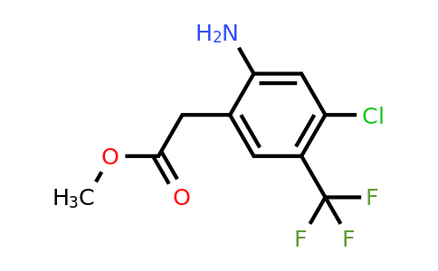 1805620-63-6 | Methyl 2-amino-4-chloro-5-(trifluoromethyl)phenylacetate