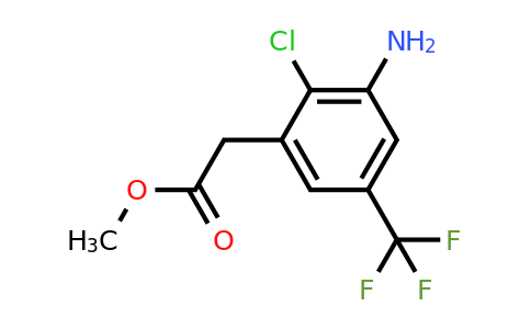 1805620-71-6 | Methyl 3-amino-2-chloro-5-(trifluoromethyl)phenylacetate