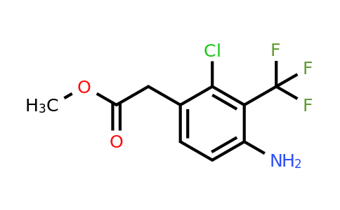 1805620-81-8 | Methyl 4-amino-2-chloro-3-(trifluoromethyl)phenylacetate