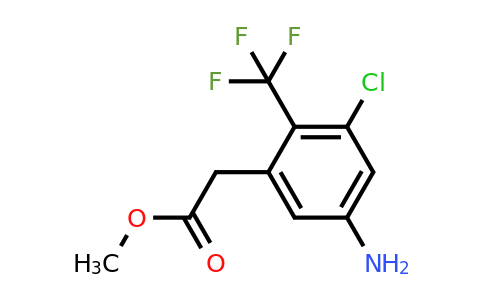 1805620-88-5 | Methyl 5-amino-3-chloro-2-(trifluoromethyl)phenylacetate