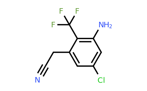 1805621-28-6 | 3-Amino-5-chloro-2-(trifluoromethyl)phenylacetonitrile