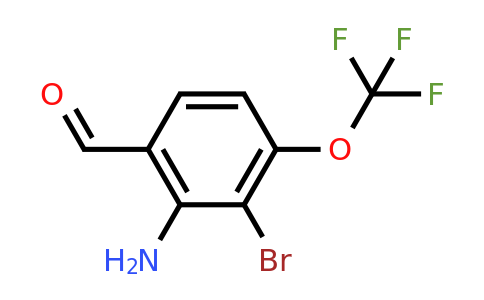 1805621-63-9 | 2-Amino-3-bromo-4-(trifluoromethoxy)benzaldehyde