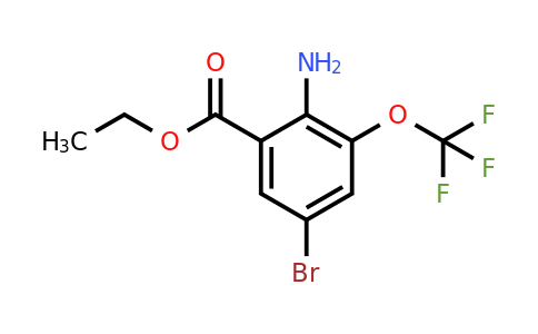 1805622-29-0 | Ethyl 2-amino-5-bromo-3-(trifluoromethoxy)benzoate