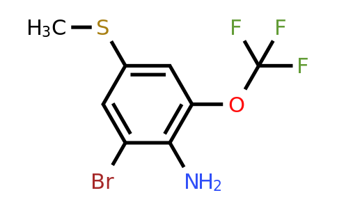 1805623-30-6 | 4-Amino-3-bromo-5-(trifluoromethoxy)thioanisole