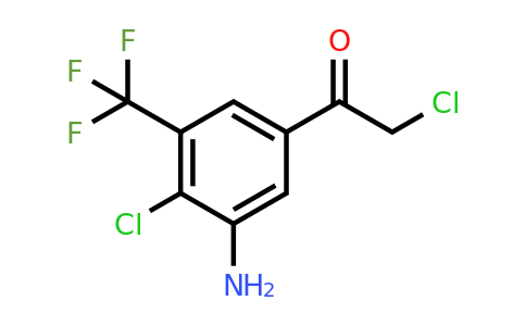1805623-53-3 | 3'-Amino-4'-chloro-5'-(trifluoromethyl)phenacyl chloride
