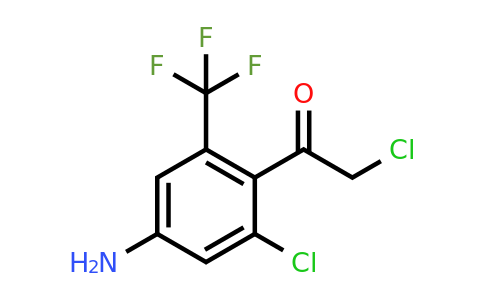 1805623-59-9 | 4'-Amino-2'-chloro-6'-(trifluoromethyl)phenacyl chloride