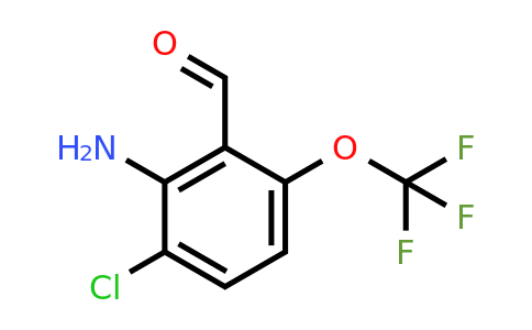 1805624-07-0 | 2-Amino-3-chloro-6-(trifluoromethoxy)benzaldehyde