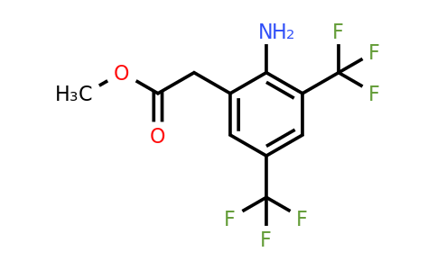 1805624-20-7 | Methyl 2-amino-3,5-bis(trifluoromethyl)phenylacetate