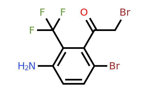 1805624-79-6 | 3'-Amino-6'-bromo-2'-(trifluoromethyl)phenacyl bromide