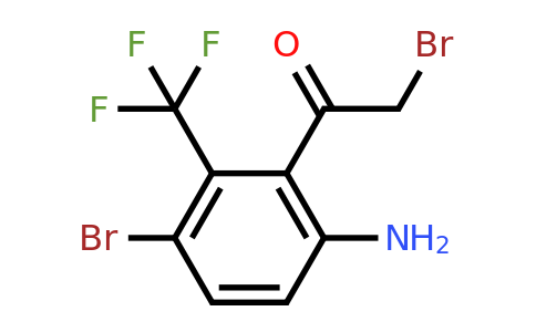 1805624-86-5 | 6'-Amino-3'-bromo-2'-(trifluoromethyl)phenacyl bromide