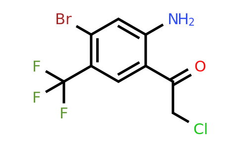 1805624-90-1 | 2'-Amino-4'-bromo-5'-(trifluoromethyl)phenacyl chloride
