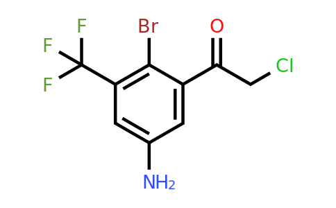 1805624-93-4 | 5'-Amino-2'-bromo-3'-(trifluoromethyl)phenacyl chloride