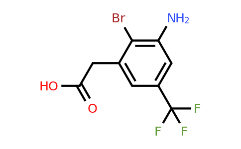 1805625-00-6 | 3-Amino-2-bromo-5-(trifluoromethyl)phenylacetic acid