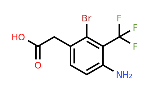 1805625-01-7 | 4-Amino-2-bromo-3-(trifluoromethyl)phenylacetic acid