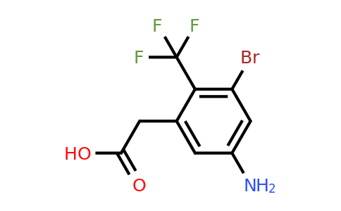 1805625-05-1 | 5-Amino-3-bromo-2-(trifluoromethyl)phenylacetic acid