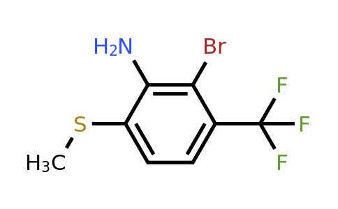 1805625-15-3 | 2-Amino-3-bromo-4-(trifluoromethyl)thioanisole