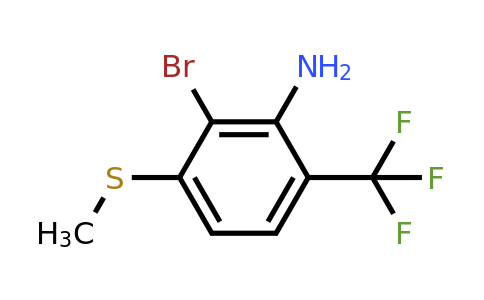 1805625-18-6 | 3-Amino-2-bromo-4-(trifluoromethyl)thioanisole