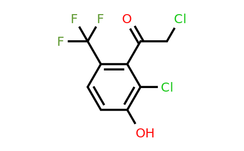 1805626-55-4 | 2'-Chloro-3'-hydroxy-6'-(trifluoromethyl)phenacyl chloride