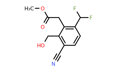 1805626-58-7 | Methyl 3-cyano-6-difluoromethyl-2-(hydroxymethyl)phenylacetate