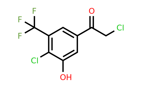1805626-66-7 | 4'-Chloro-3'-hydroxy-5'-(trifluoromethyl)phenacyl chloride