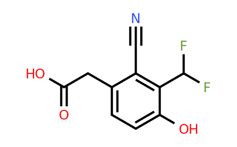 1805626-75-8 | 2-Cyano-3-difluoromethyl-4-hydroxyphenylacetic acid