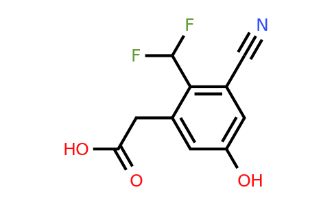1805626-79-2 | 3-Cyano-2-difluoromethyl-5-hydroxyphenylacetic acid