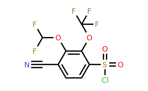 1805626-99-6 | 4-Cyano-3-difluoromethoxy-2-(trifluoromethoxy)benzenesulfonylchloride