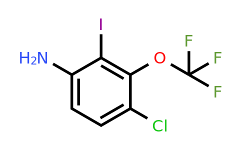1805627-53-5 | 4-Chloro-2-iodo-3-(trifluoromethoxy)aniline
