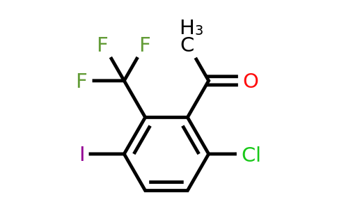 1805627-75-1 | 6'-Chloro-3'-iodo-2'-(trifluoromethyl)acetophenone