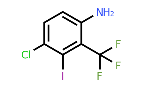 1805627-87-5 | 4-Chloro-3-iodo-2-(trifluoromethyl)aniline