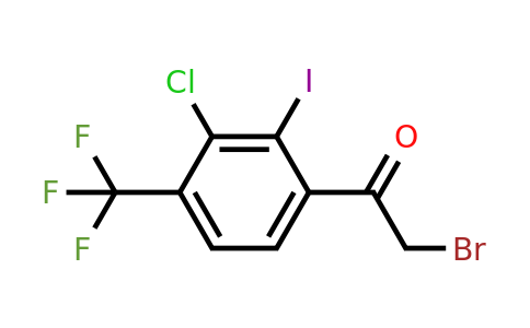 1805627-91-1 | 3'-Chloro-2'-iodo-4'-(trifluoromethyl)phenacyl bromide