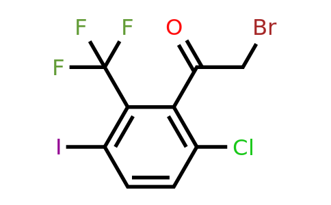 1805628-01-6 | 6'-Chloro-3'-iodo-2'-(trifluoromethyl)phenacyl bromide