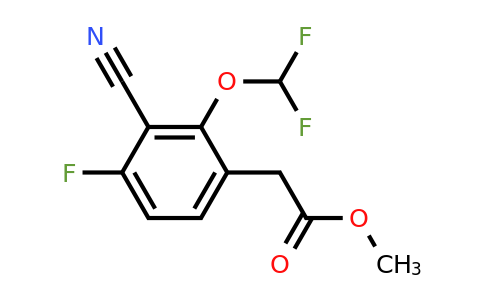 1805628-58-3 | Methyl 3-cyano-2-difluoromethoxy-4-fluorophenylacetate
