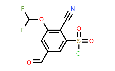 1805628-64-1 | 2-Cyano-3-difluoromethoxy-5-formylbenzenesulfonylchloride
